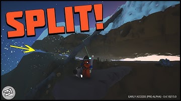 Splitting the Mountain ! Lets Play Astroneer Gameplay Z1 Gaming