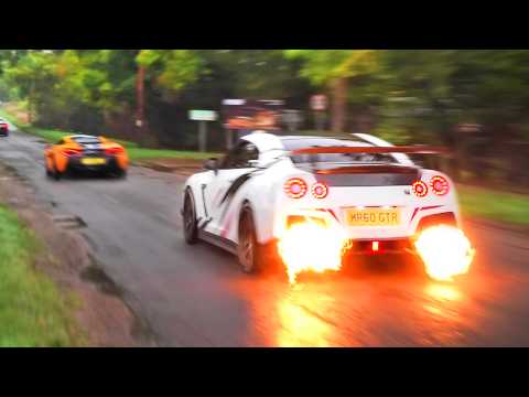 JDM Cars Out Of CONTROL As Rain Hits HARD Into Car Show