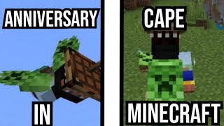 How to get the 15 year anniversary cape in minecraft! | SkintNine |