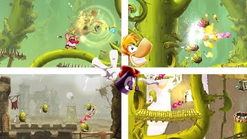 RAYMAN ADVENTURES IPAD GAME - Adventure 45 (Platform, Retro game play)