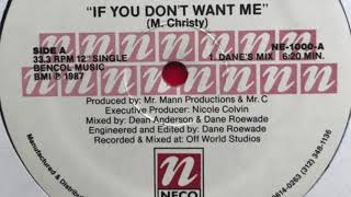 Jenicé &amp; Penthouse 69 - If You Don&#39;t Want Me (Dane´s Mix)