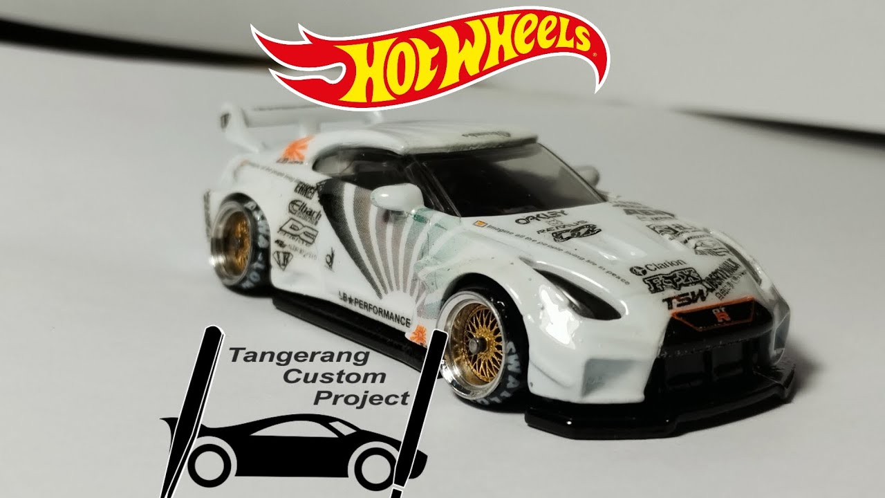 Nissan GTR R35 LBWK Hotwheels Custom - YouTube