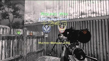Modern Warfare 2: Epic No Scope Across Map Game Winning Kill!