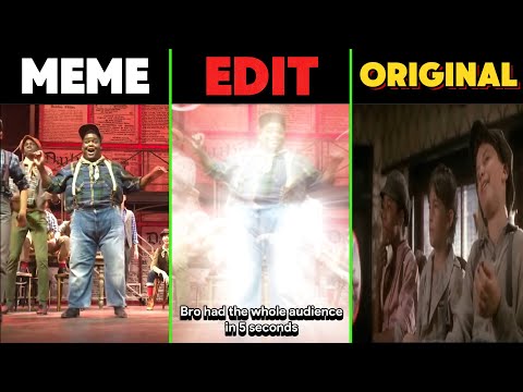 A Barbershop Haircut That Cost A Quarter Original vs Meme vs Edit