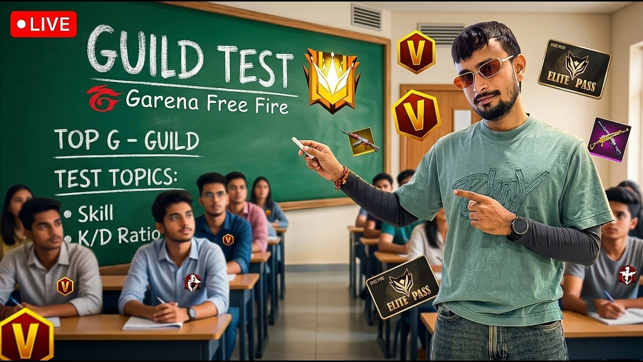 GUILD TEST OF FREE FIRE 😱🔥 #shortlive