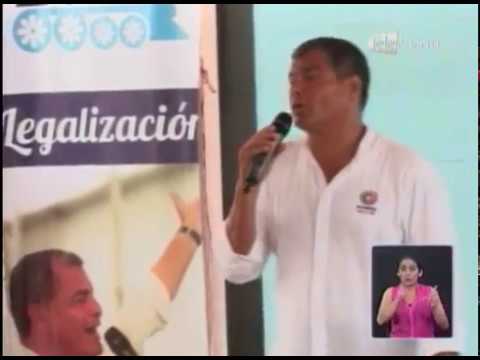 Presidente Correa recuerda 18 años del feriado bancario