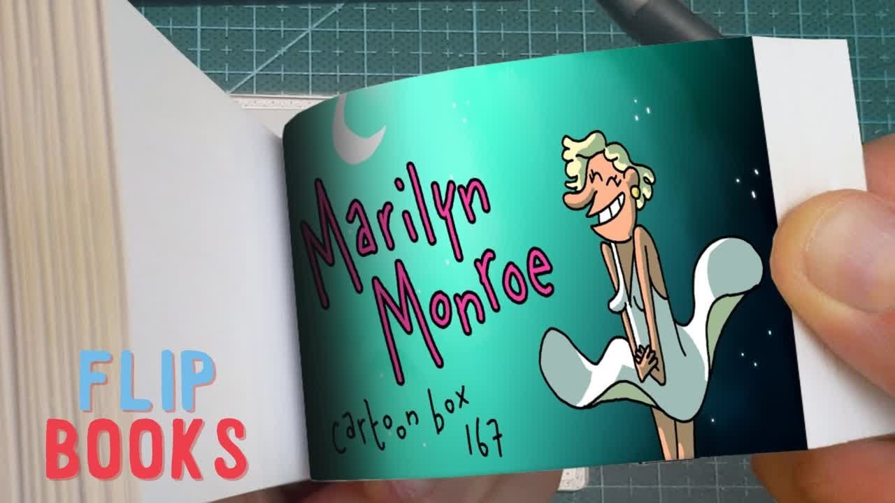 Marilyn Monroe - Cartoon Box 167 - by FRAME ORDER - Movie parody cartoon | Flip Book