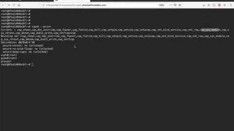 Docker Breakout: Abusing SYS_MODULE Capability