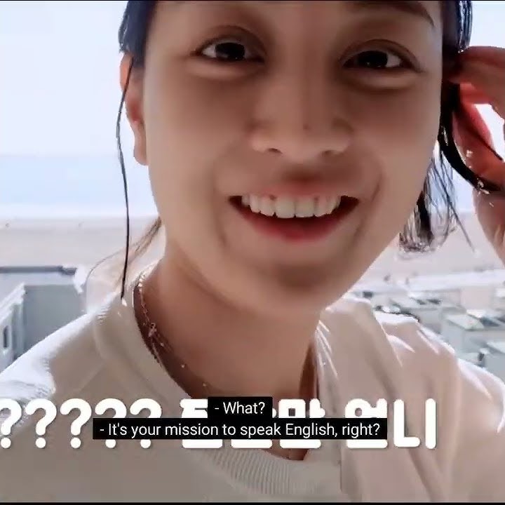 Jihyo being suspicious on Nayeon cause she keeps saying English words 😏🤣💓 #Shorts #TWICE