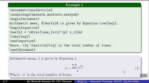 Environments in LaTeX