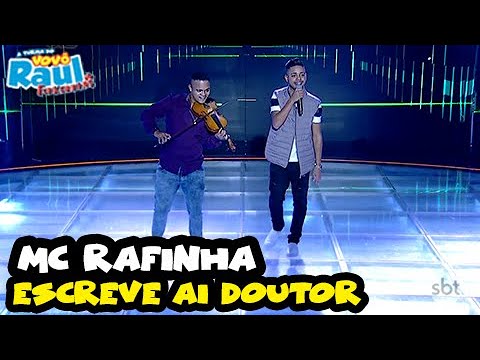 MC RAFINHA canta Escreve ai doutor  FUNKEIRINHOS  PROGRAMA RAUL GIL