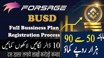 How to Forsage, Registration Process In Forsage BUSD Using Trust Wallet