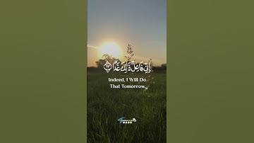 ولا تقولن لشيئ اني فاعل ذالك غدا #سورة_الكهف بصوت #اسلام_صبحي