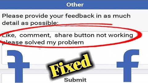 Fix Facebook Like, Comment, Share Button Not Working Problem Solved