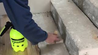 Облицювання бетонних сходів деревом «Пластика Дерева»