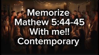 Celebrity Learn To Memorize Matthew 5:44-45 Fast! | Bible Beats| Contemporary Net Worth