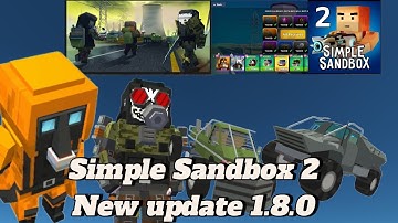 Simple Sandbox 2 update 1.8.90 the Stalker items and new spin and new weapons SSB2 New update 1.8.90