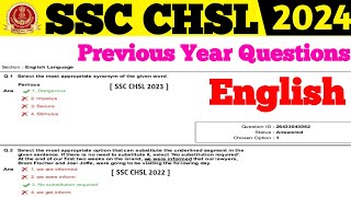 SSC CHSL 2024 | Previous Year Questions | CHSL Previous Year Questions 2023 | Part - 02