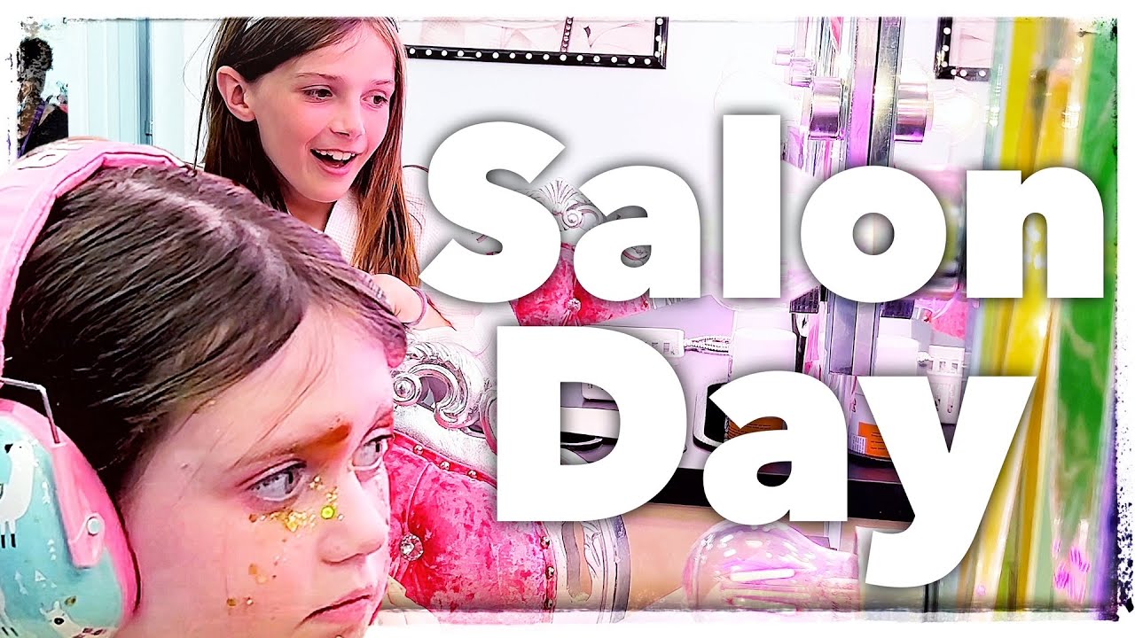 Autistic Girl At The Salon With Her Friend Love Needs No Words