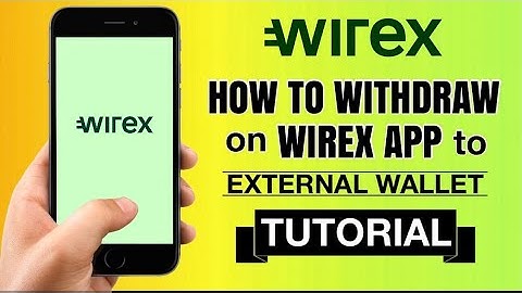 How to WITHDRAW crypto on WIREX App to External Wallet | Bitcoin App Tutorial