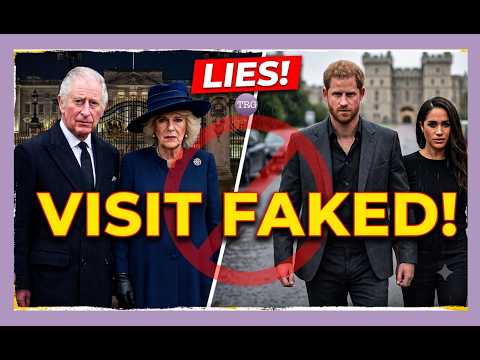 LIES!  King Charles and Camilla DID NOT meet Harry, Meghan, Archie and Lilibet in Britain