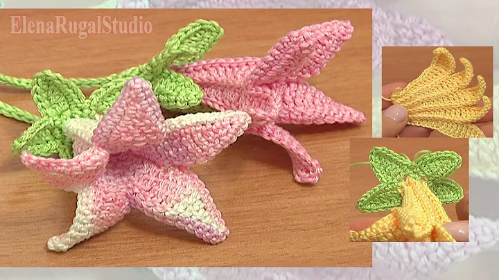 Learn to Crochet Beautiful Bell Flowers - Free Patterns