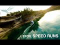 Efoil speed runs  fpv