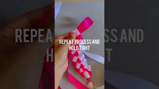 DIY Graduation Lei in Two Colors! #ribbonlei #leis #graduationleis