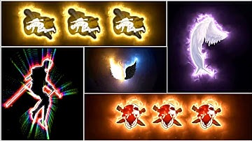 Ruok ff effect pack⚡| Ruok ff overlay pack | Headshot saber effect | Wings saber effect pack #saber