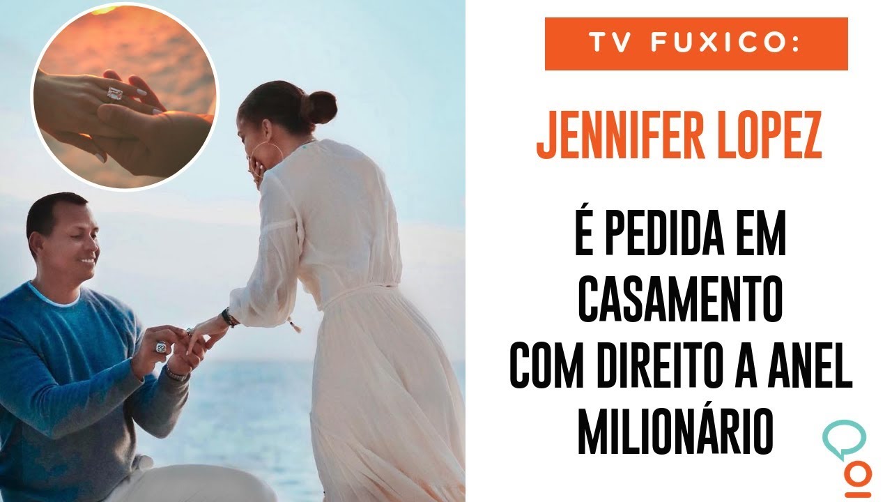 TV Fuxico: Anel de 3 milhões! Confira o pedido de casamento de Jennifer Lopez!