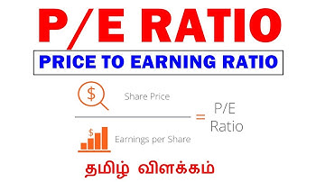 Price To Earning ( P/ E ) Ratio - What is it? |Fundamental Analysis | Explained In Tamil