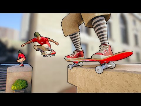 Skate Challenges - Huge Gap To Grind
