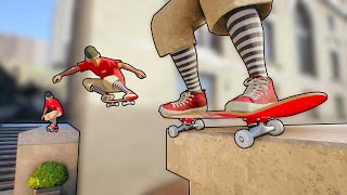 Skate Challenges - HUGE Gap To Grind