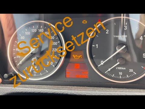 Wie sie ihren Service Interval Zurücksetzen/Inspection Reset BMW
