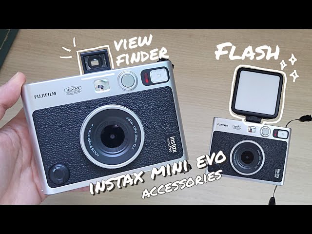 Accessories for Instax Mini Evo, do you really need it? Instant camera &  printer for smarthphone 