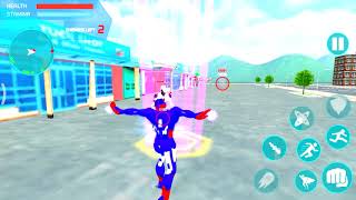 Eliminating Turtle and Snail Monsters in Flying Robot Hero Game-Android Gameplay 2021 screenshot 1