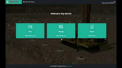 MineExcellence Drilling Platform Daily Activity