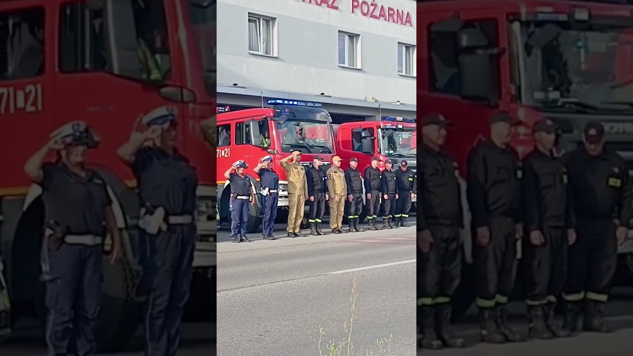 oddanie hołdu strażakowi z OSP Sierakowice 🚒👨🏻‍🚒