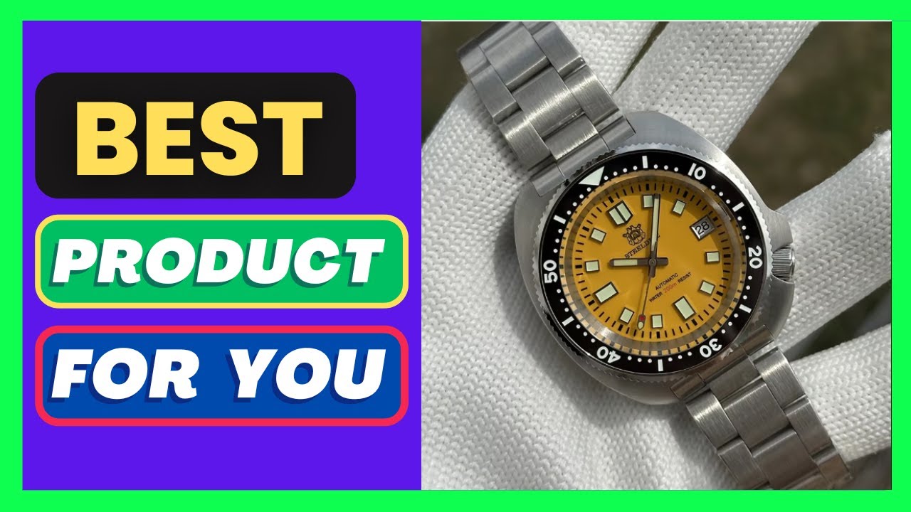 STEELDIVE SD1974 43.8mm Colorful Dial Black Cera