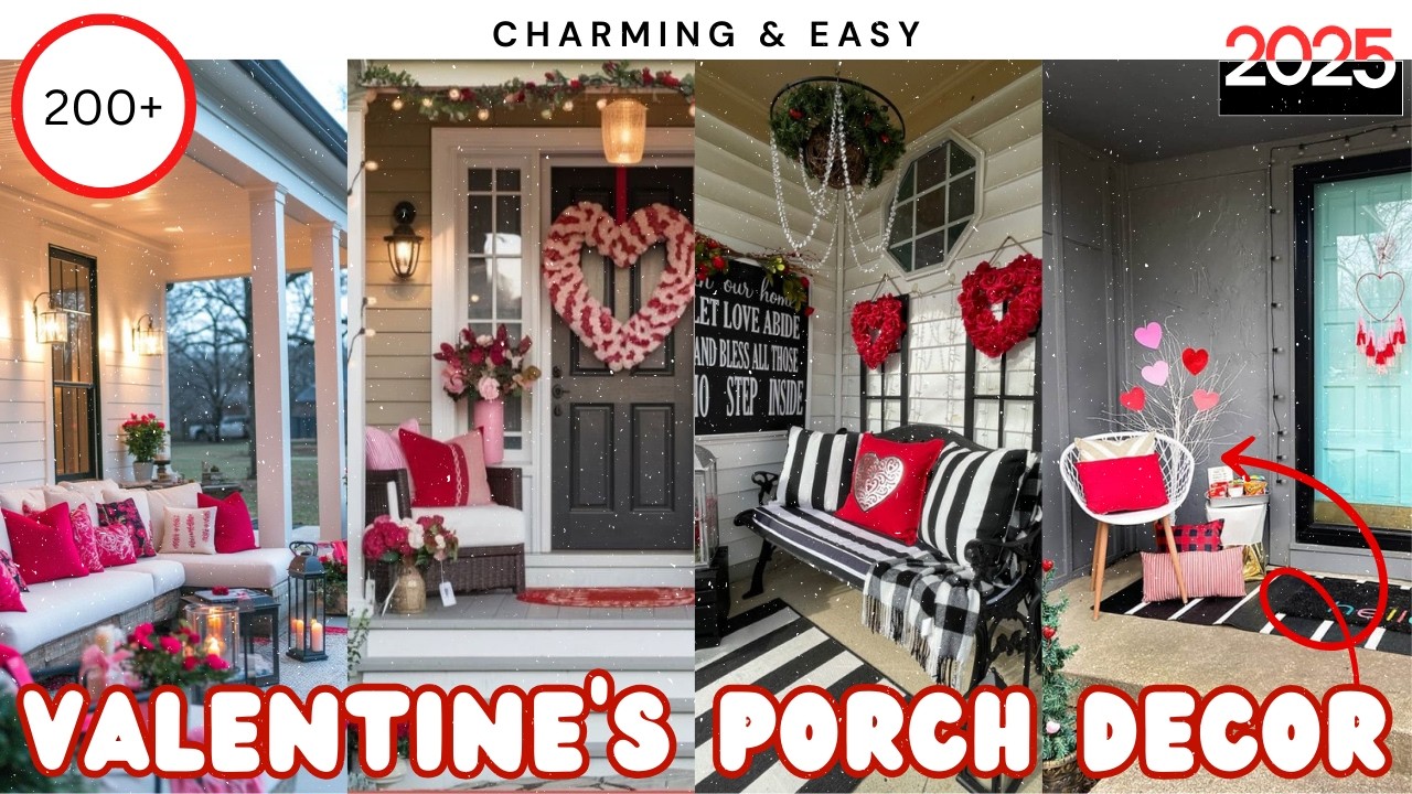 Outdoor Valentine Decorating Ideas Rustic Valentine Porch Decor