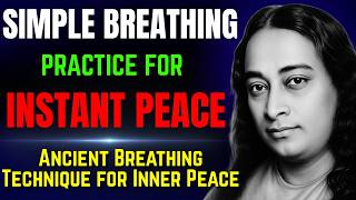 This 2 Minute Breathing Trick Calms the Mind | A Spiritual Insight By Paramahansa Yogananda