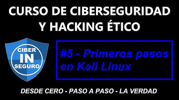 KALI LINUX Primeros Pasos 🚷|| Por dónde empezar [2022] || #5 Curso de CIBERSEGURIDAD y HACKING ÉTICO