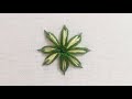 Simple Lazy Daisy  Stitch Embroidery Design | Embroidery Design |