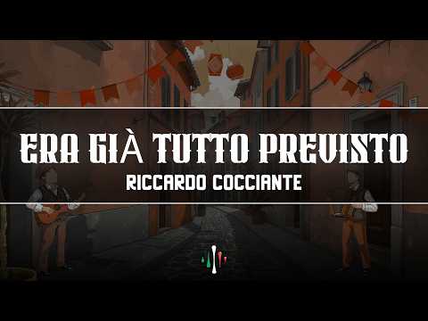 Video Riccardo Cocciante - Era già tutto previsto (Testo/Lyrics)