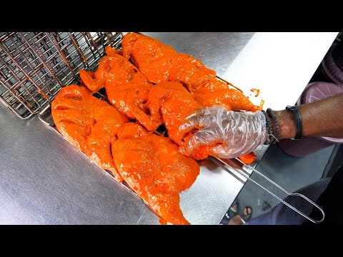 Small seaside fish market and street food at Colombo's night market
