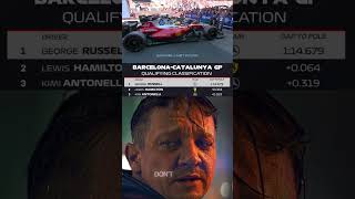 Lewis Hamilton front row Spanish GP | #f1 #lewishamilton #maxverstappen #racing #charlesleclerc #fyp