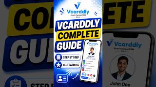 Vcarddly App Complete Tutorial 2026 | How to create a digital Vcard and Use Its NFC feature  #app