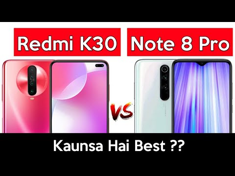 Redmi K30 Vs Redmi Note 8 Pro   Full Specs Comparison in Hindi