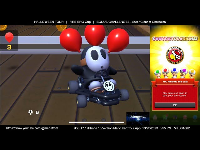 Mario Kart Tour challenges – Halloween Tour