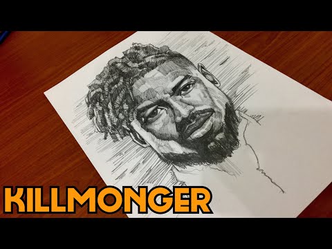 Black Panther vs KillMonger color sketch | For a patron in t… | Flickr